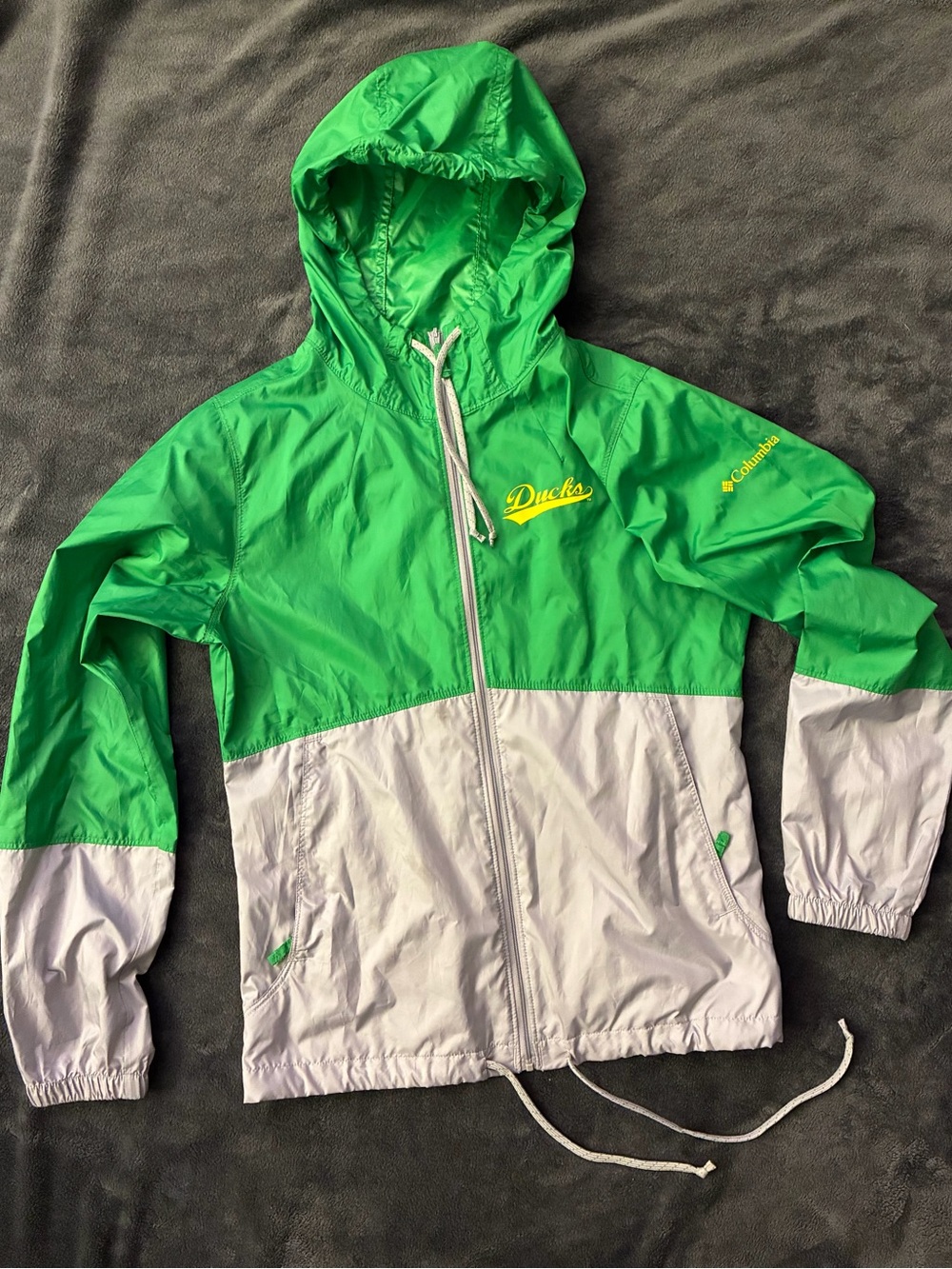 Columbia Oregon Ducks Windbreaker Jacket